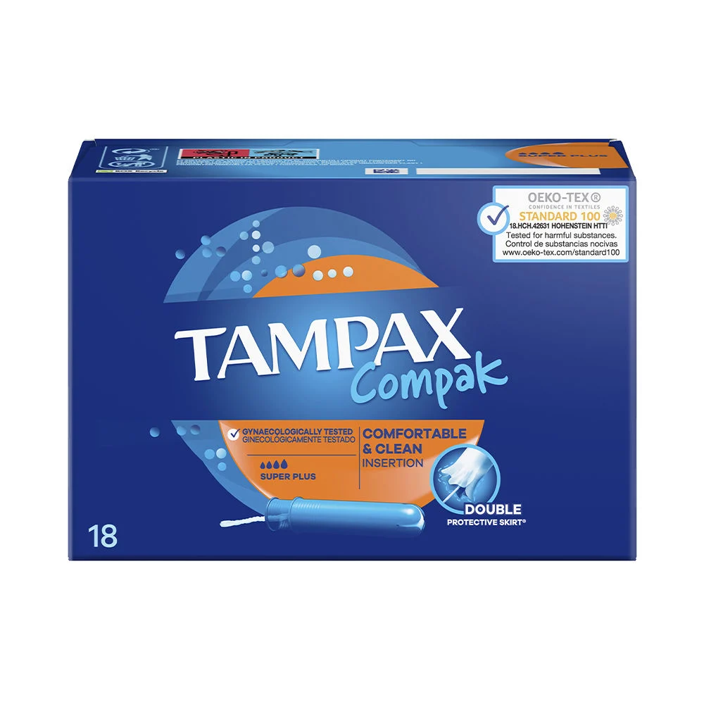 TAMPAX COMPAK tampon super plus