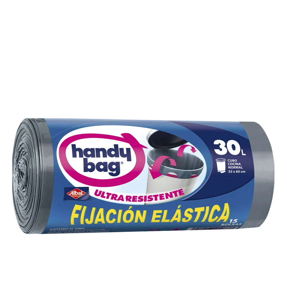 SACCO PER RIFIUTI DA 30 LITRI CON FISSAGGIO ELASTICO