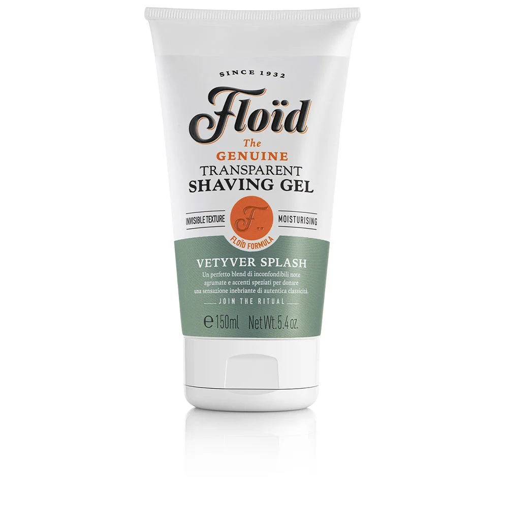 FLOÏD gel da barba trasparente vetyver splash
