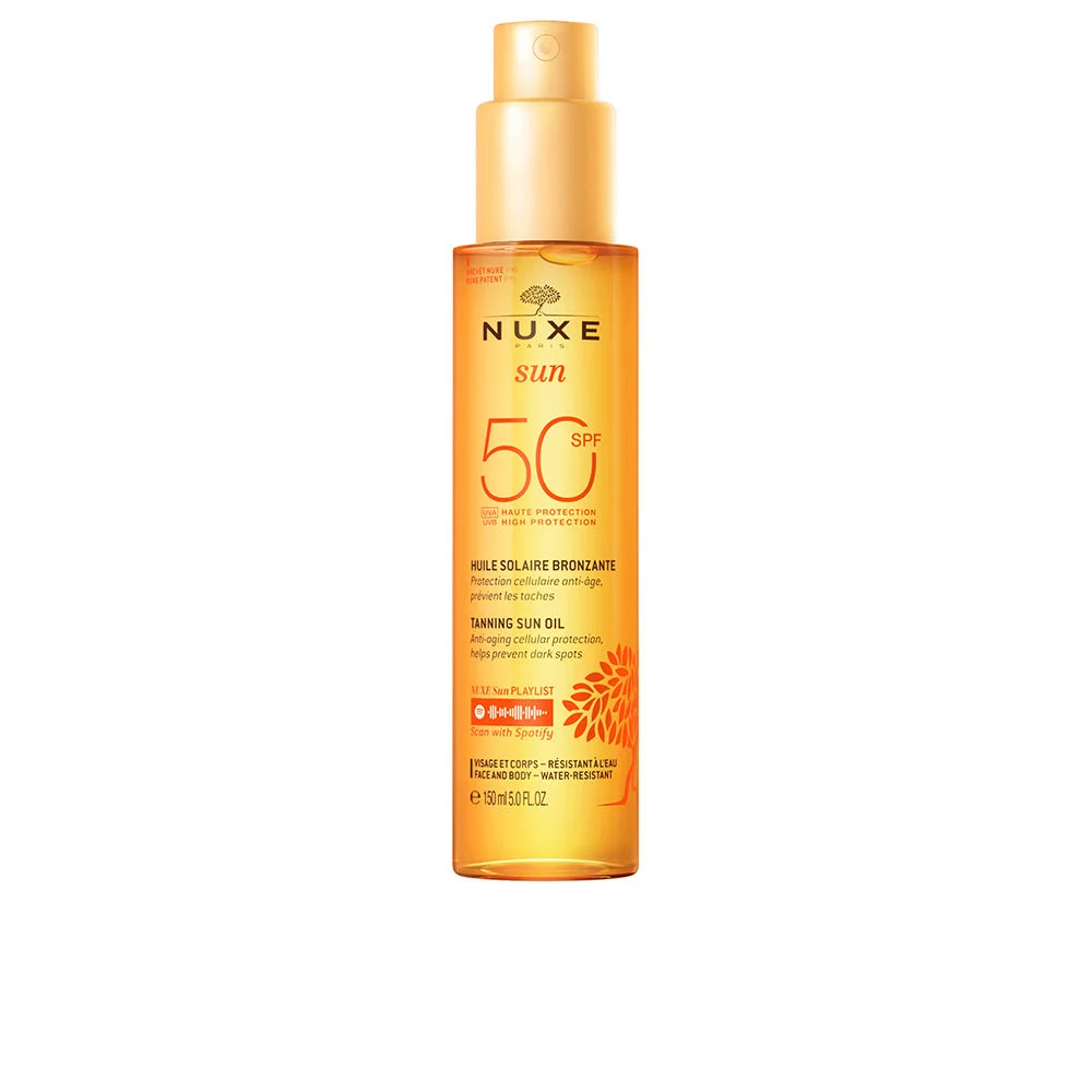 Olio abbronzante viso e corpo NUXE SUN SPF50