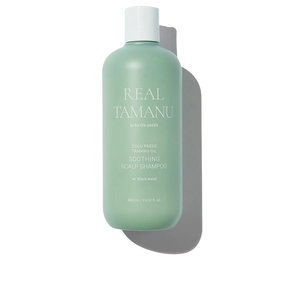 REAL TAMANU shampoo lenitivo per il cuoio capelluto con olio di tamanu pressato a freddo