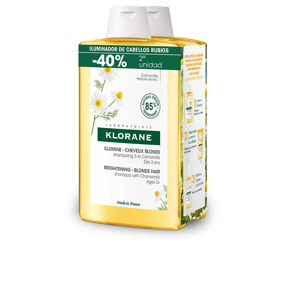 A LA CAMOMILA duo shampoo illuminante con riflessi biondi