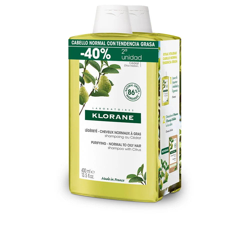 A LA CIDRA shampoo leggero per capelli normali/grassi duo