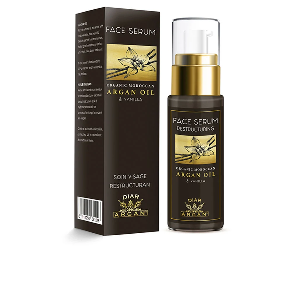 Siero viso ristrutturante con puro argan e vaniglia
