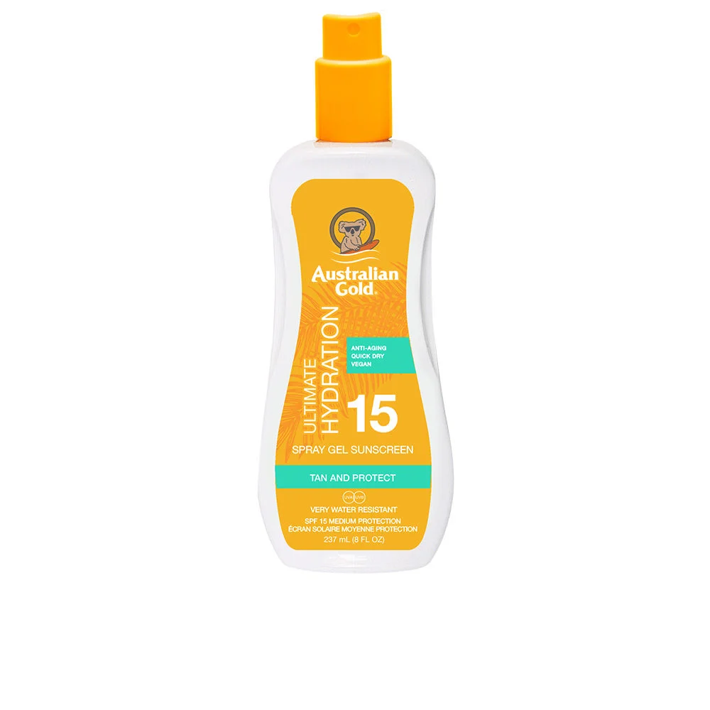 SUNSCREEN SPRAY GEL clear SPF15