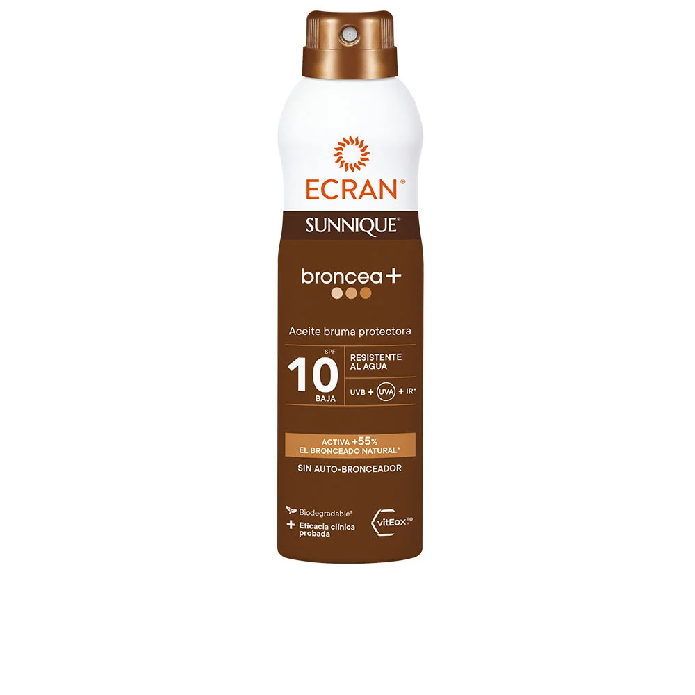 ECRAN SUNNIQUE BRONCEA+ olio nebulizzato SPF 10