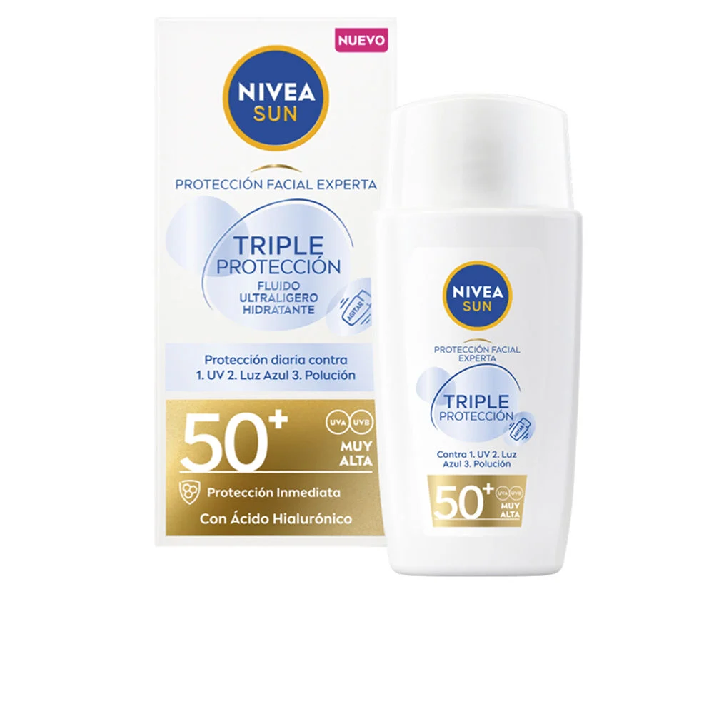 SUN TRIPLA PROTEZIONE fluido viso ultraleggero SPF50+