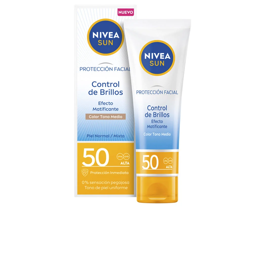 SUN CONTROL SHINE crema viso opacizzante media SPF 50