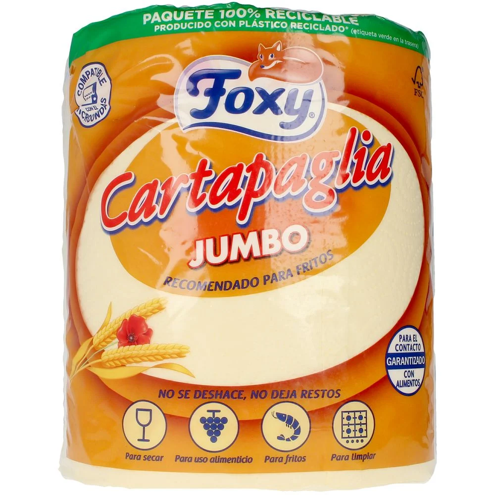 CARTAPAGLIA JUMBO carta da cucina fritta speciale 60 metri