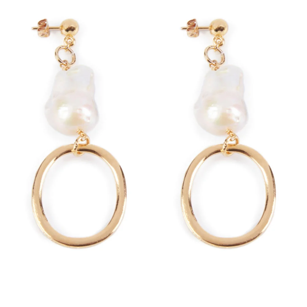 Orecchini BALBOA LONG #glitter oro