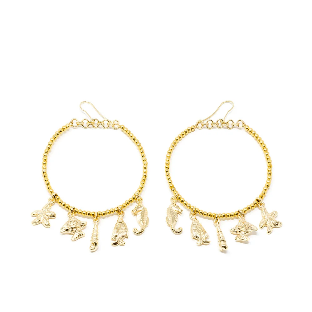 Orecchini FORMENTOR #glitter d’oro