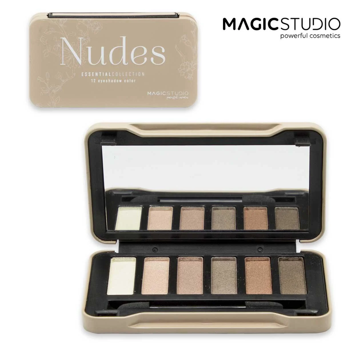 Astuccio compatto Magic Studio Nudes, 6 colori