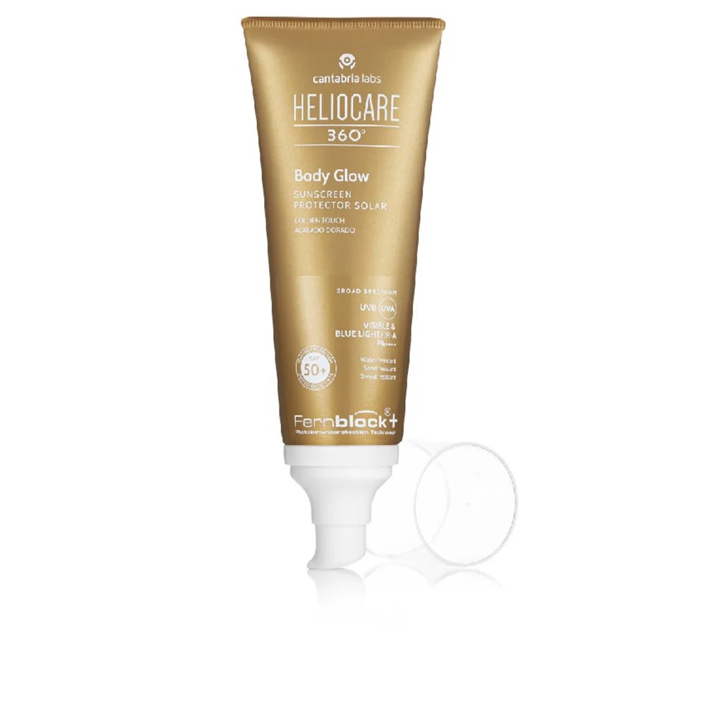 HELIOCARE 360º crema solare luminosa per il corpo finitura dorata SPF50+