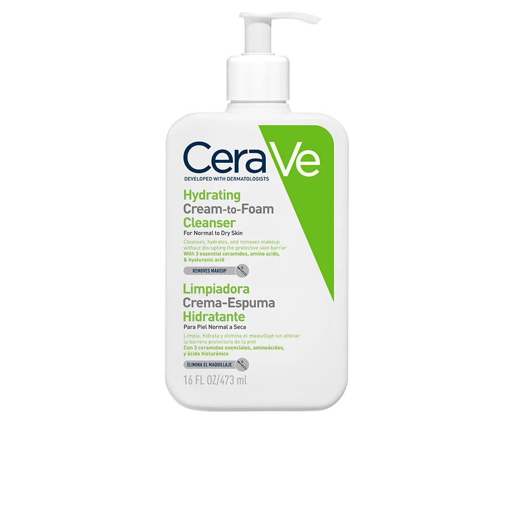 Detergente idratante in crema-schiuma