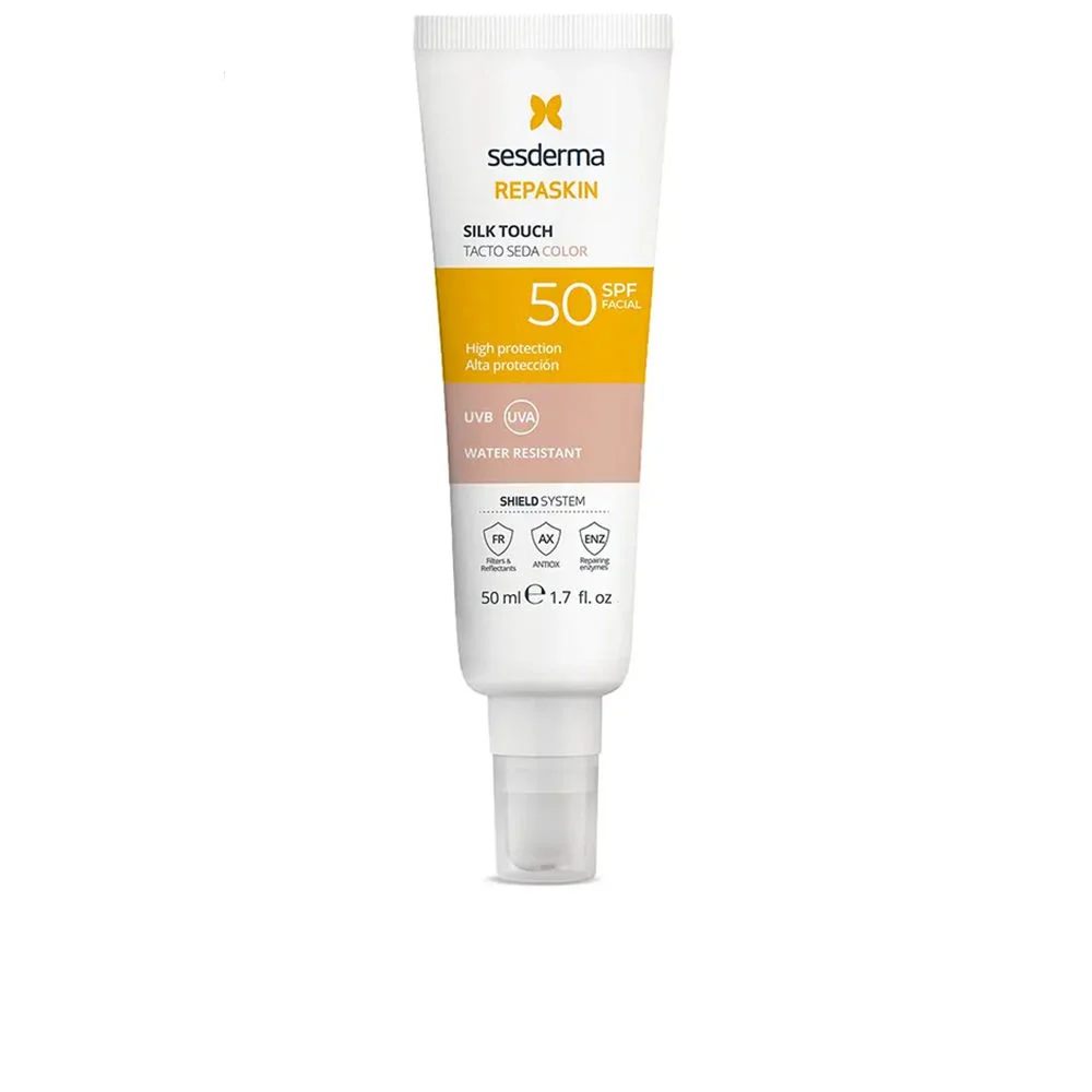 REPASKIN VISO tocco seta con colore SPF50