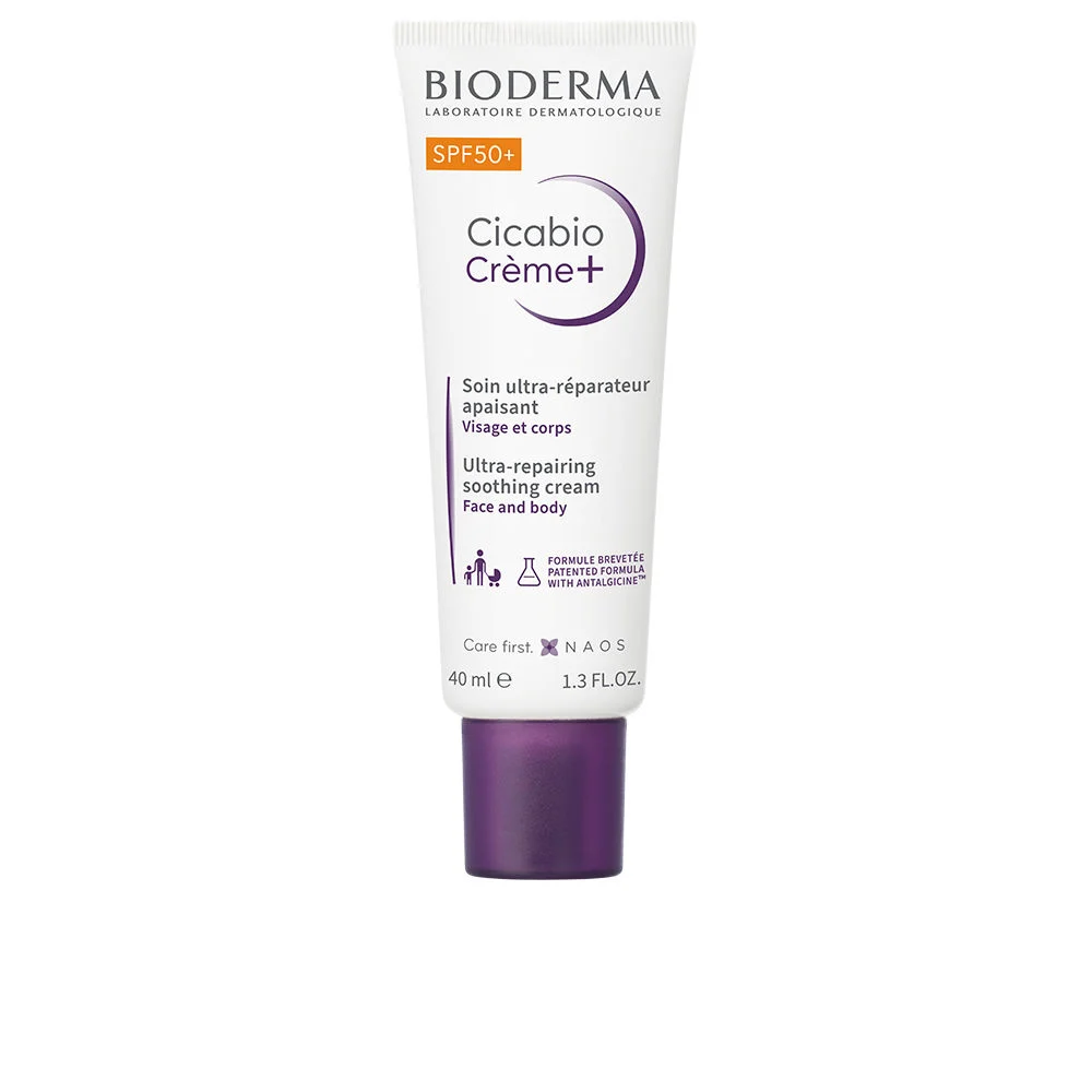 La crema CICABIO ripara e protegge dai danni del sole SPF50+