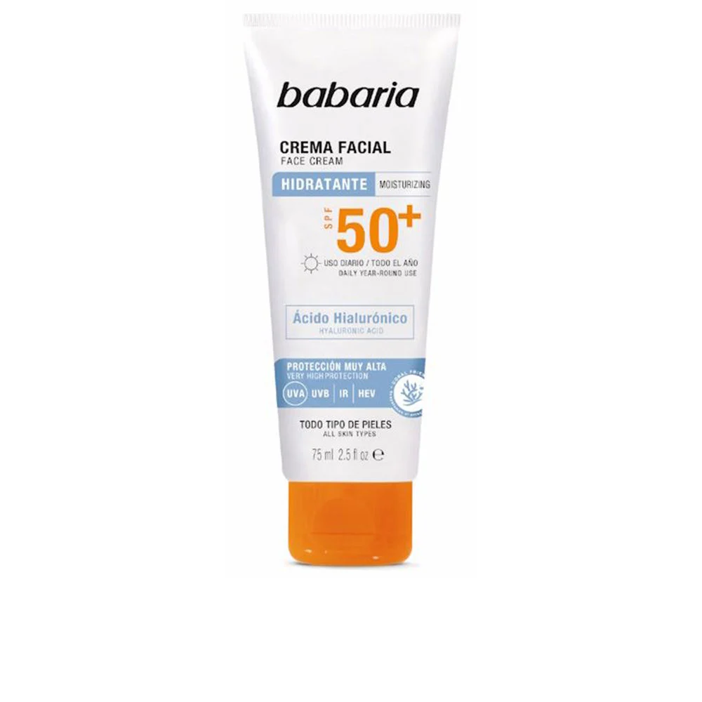 Crema viso SOLARE all’ACIDO IALURONICO SPF50+