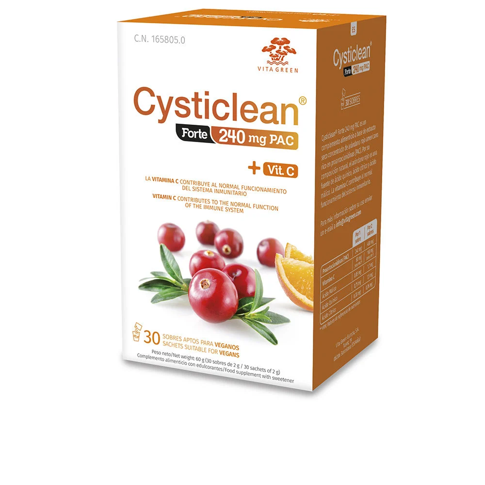 CYSTICLEAN FORTE con bustine di PAC e Vit C e Cranberry