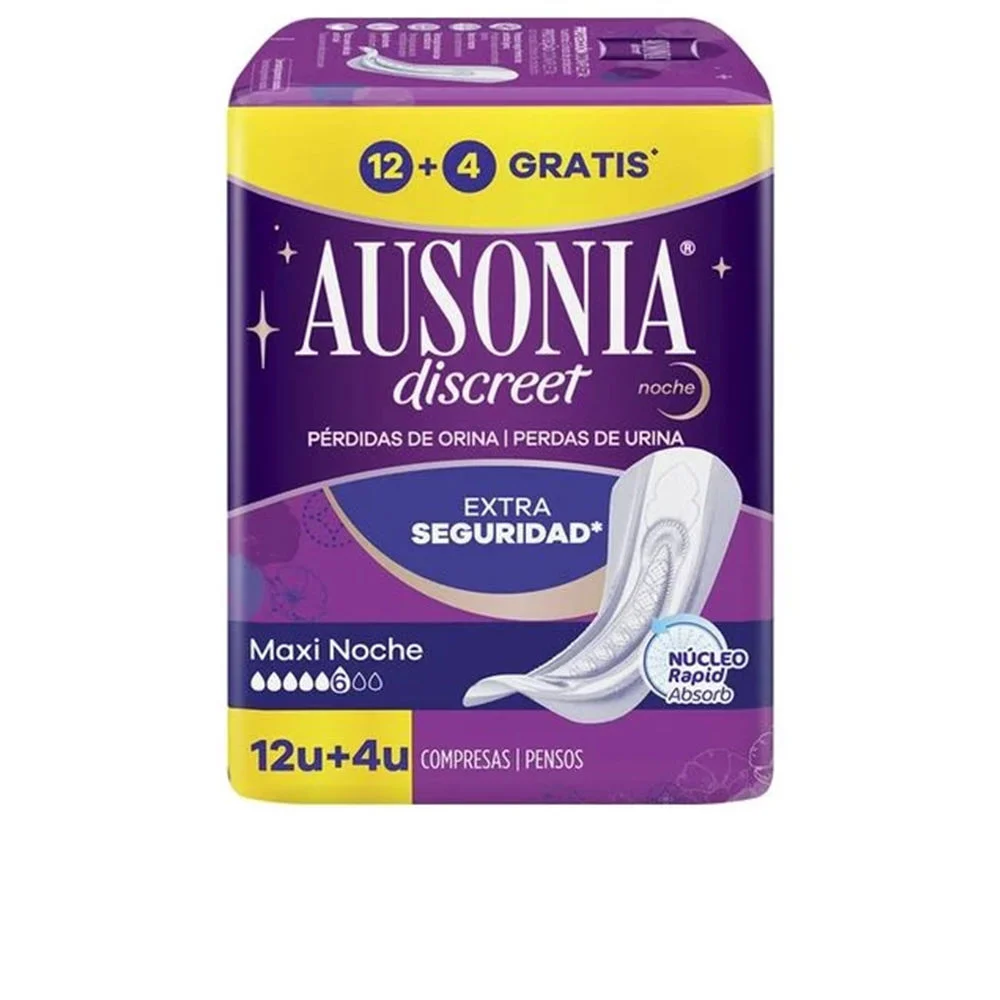 Assorbenti per incontinenza notturna AUSONIA DISCREET maxi