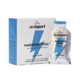 AMLSport Magnesio Total Gel Sabor Limón 12sobresx20ml