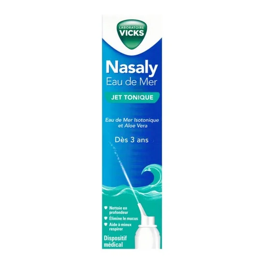 Vicks Nasaly Agua de Mar Jet Tónico 120 ml