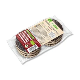 Frusano Organic Rice Cakes Dark Chocolate 100g
