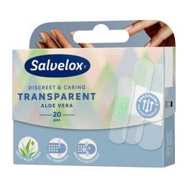 Salvelox apósito adhesivo aloe vera transparente 20uds