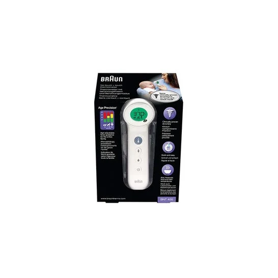 Braun Termometro frontale con o senza contatto BNT400WE