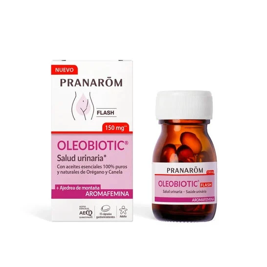 Pranarom Aromafemina Oleobiotic Salud Urinaria Flash 15caps
