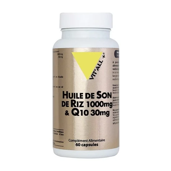 Vit'All+ Aceite de Salvado de Arroz 1000mg Q10 60caps