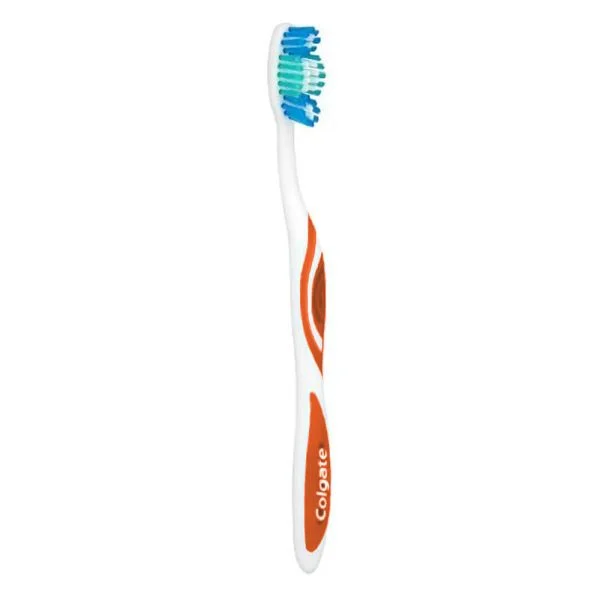 Colgate Triple Action Tandbørste - Medium - Orange