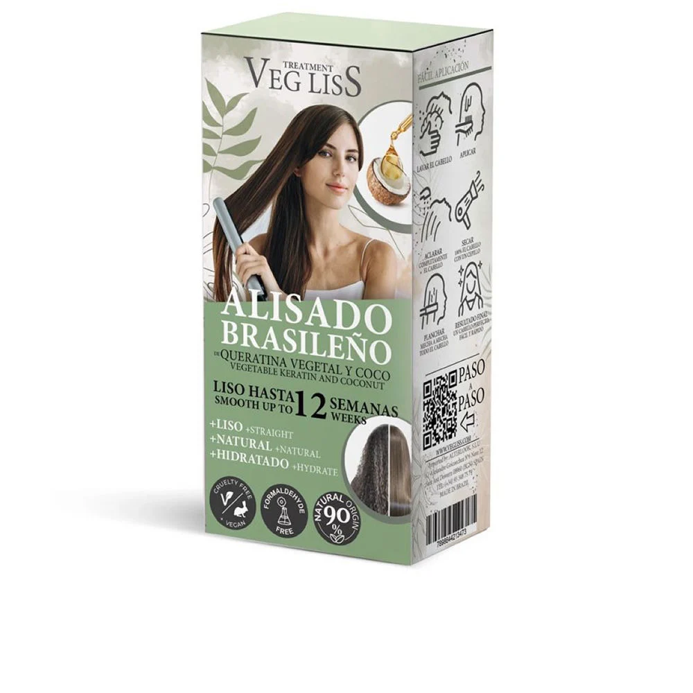 VEG LISS Lisciante brasiliana con cheratina vegetale e cocco