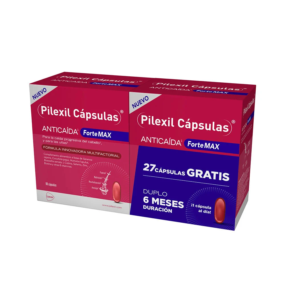 Confezione di capsule anticaduta PILEXIL FORTE MAX