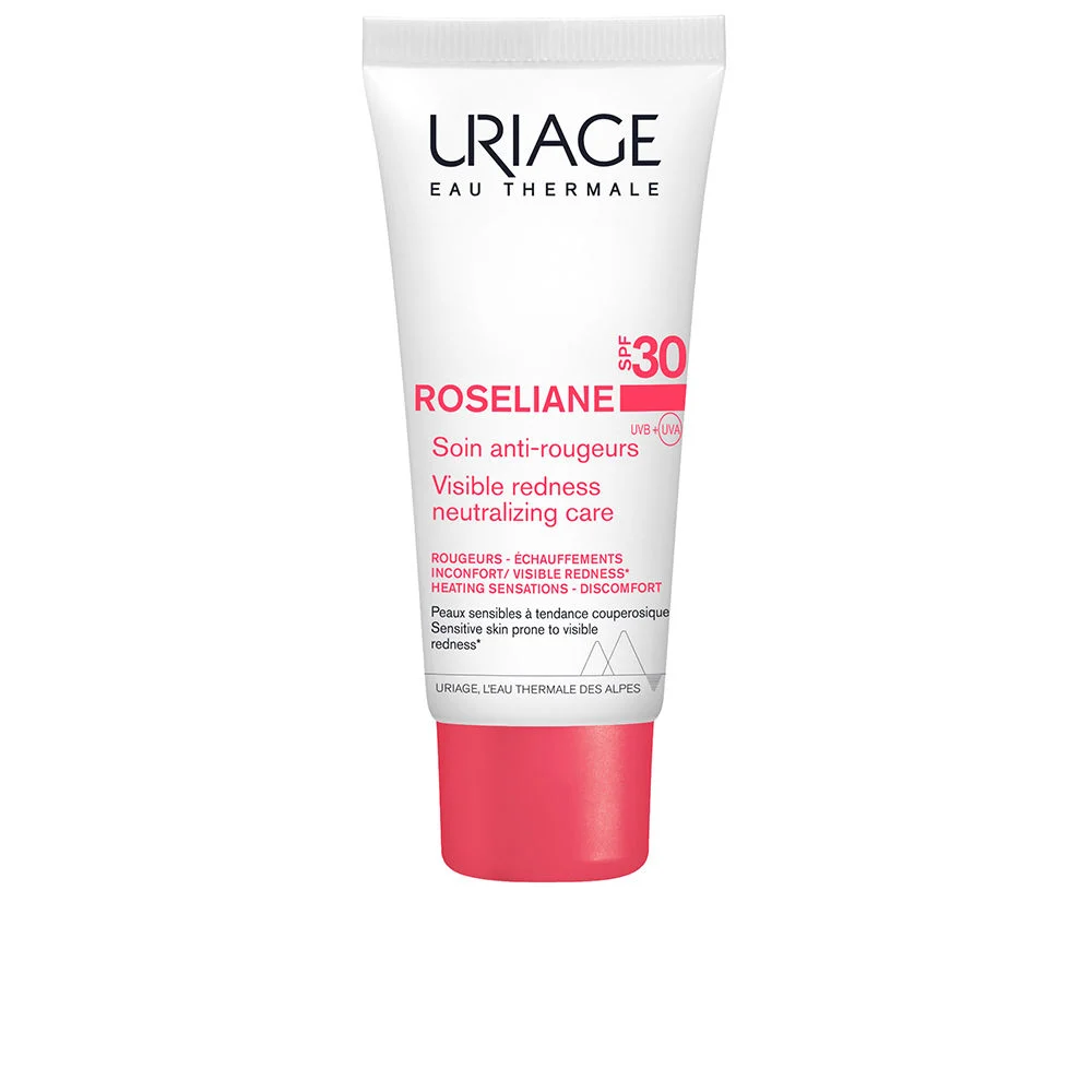 Roseliane Crema Viso Antiarrossamento SPF30 Idratante, con Ginseng ed Estratto di Alghe Marine