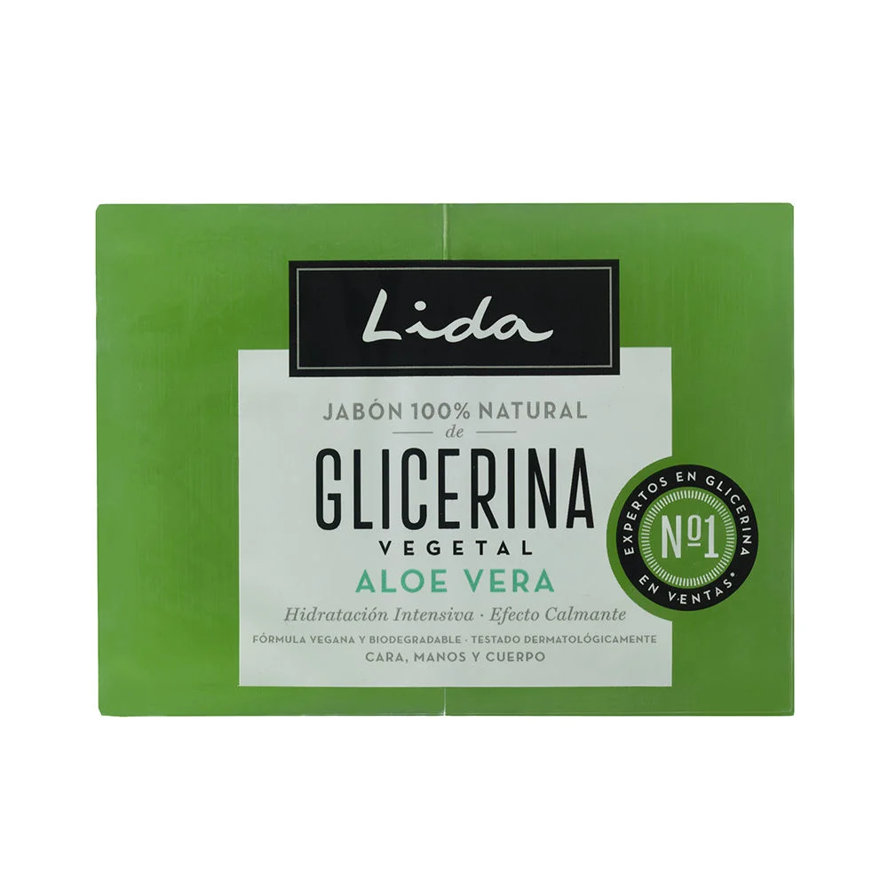 LIDA SAPONE 100% NATURALE GLICERINA E ALOE VERA LOTTO