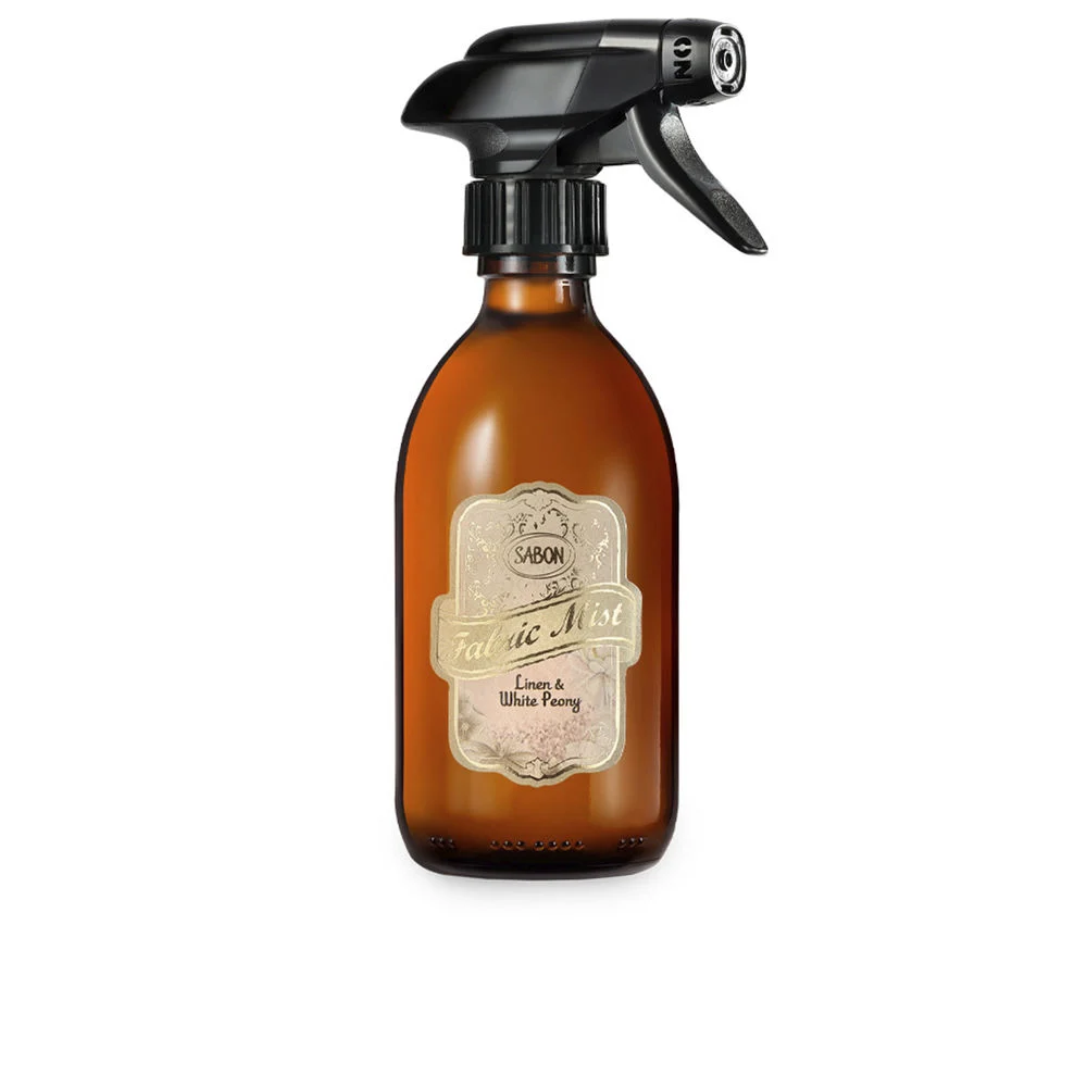 FABRIC MIST lino e peonia bianca