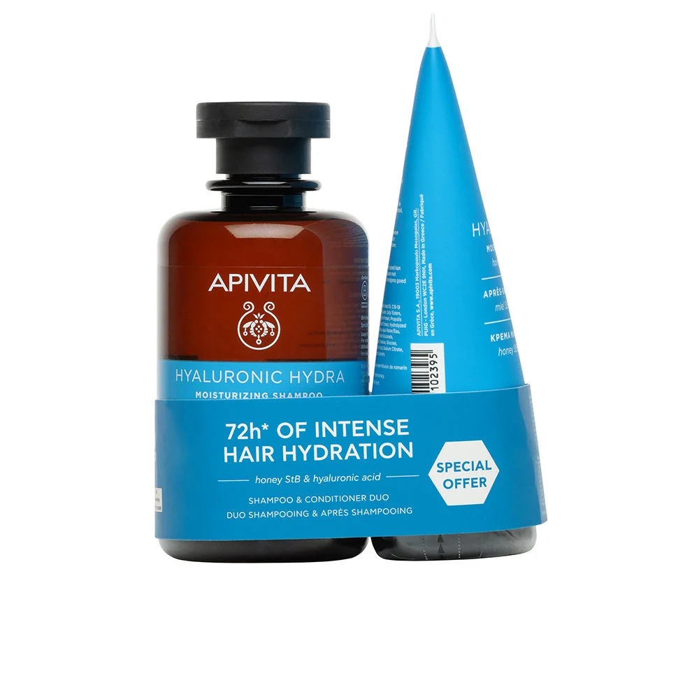 SHAMPOO IDRATANTE + BALSAMO CON ACIDO IALURONICO E ALOE