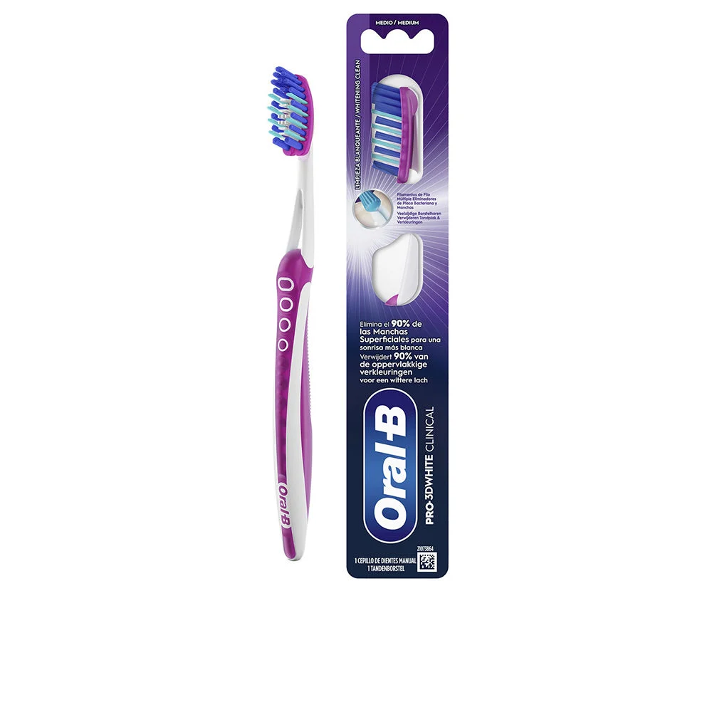 Spazzolino da denti PRO-3DWHITE CLINICAL 38 #medio