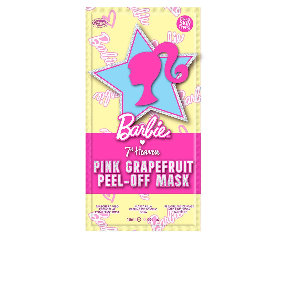 BARBIE maschera viso peel-off al pompelmo rosa