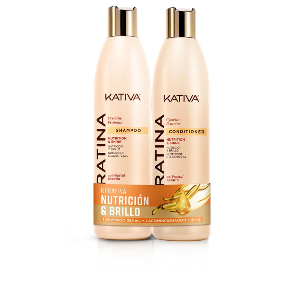 KIT SHAMPOO KATIVA KERATINA 355 ML + BALSAMO