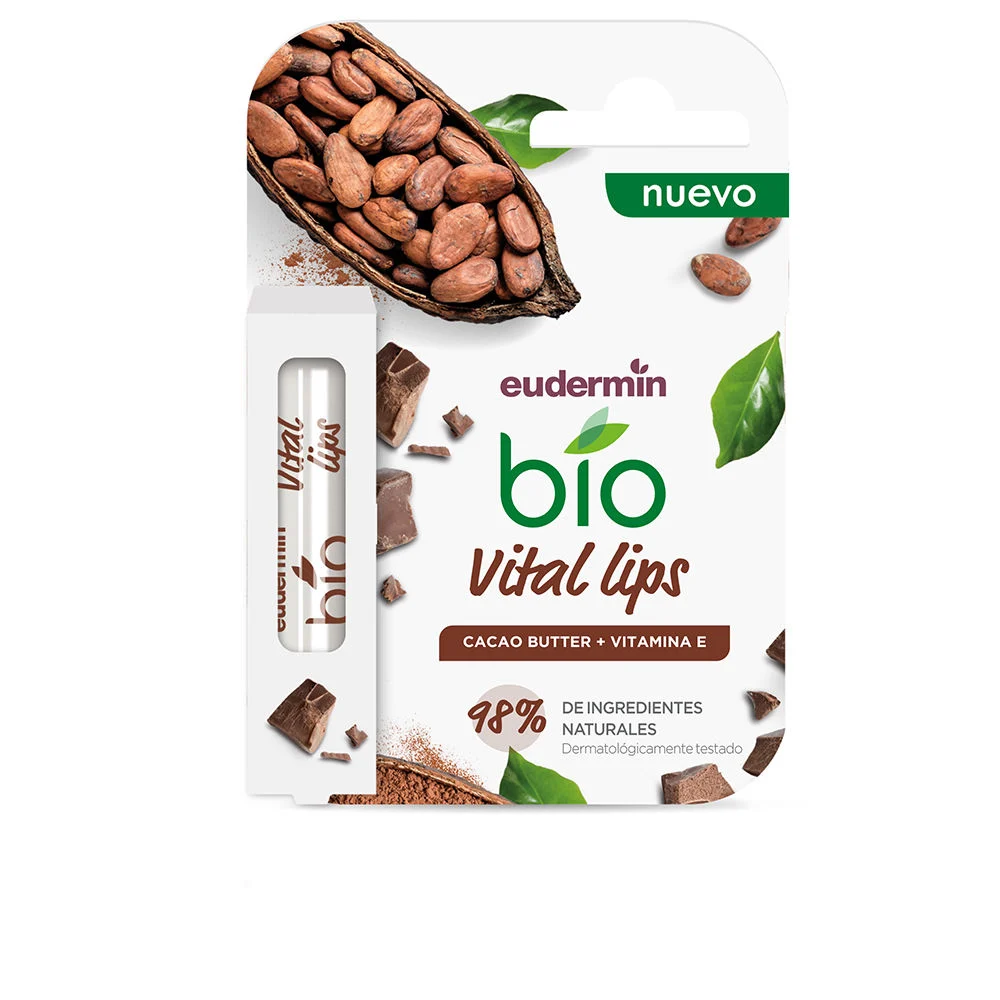Balsamo labbra biologico rivitalizzante cacao + vitamina E