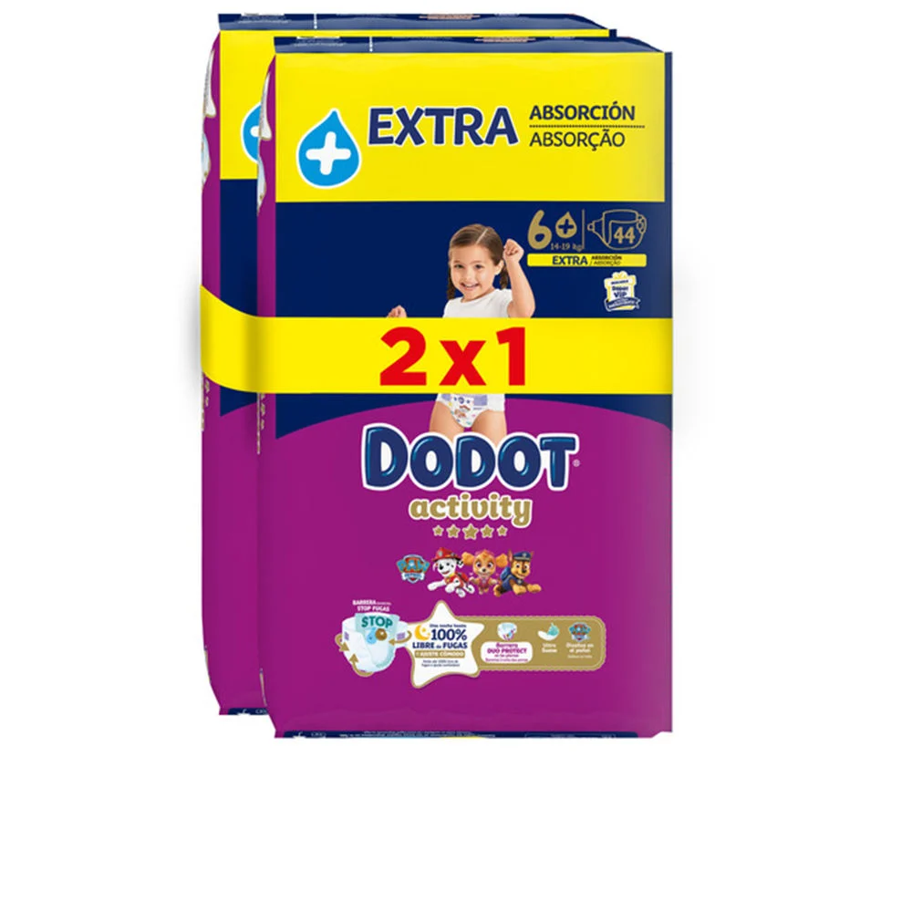 DODOT ACTIVITY EXTRA taglia 6 pannolini 17-28 kg