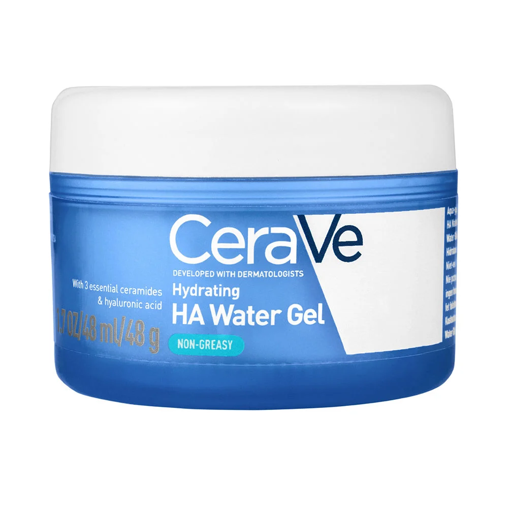 Gel idratante a base d’acqua con acido ialuronico, riparatore e rimpolpante.