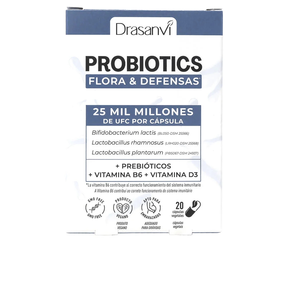 Capsule probiotiche Flora e Defenses