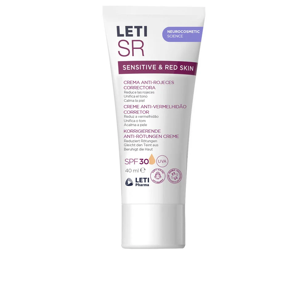 LETISR SENSITIVE & RED SKIN crema correttiva anti-rossore SPF30