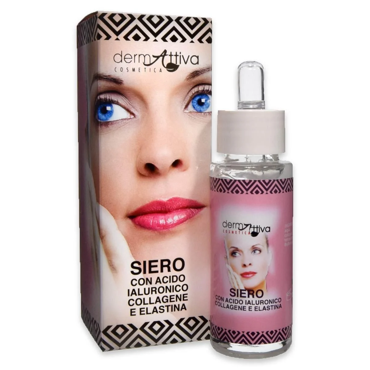 Dermattiva siero viso ialuronico collagene ed elastina 50 ml