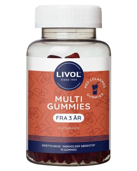 Livol Vitamin Gummies Multivitamin Kids Cola