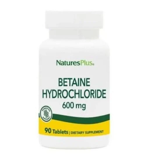 Nature's Plus Betaine HCL 600mcg 90cg 90comp