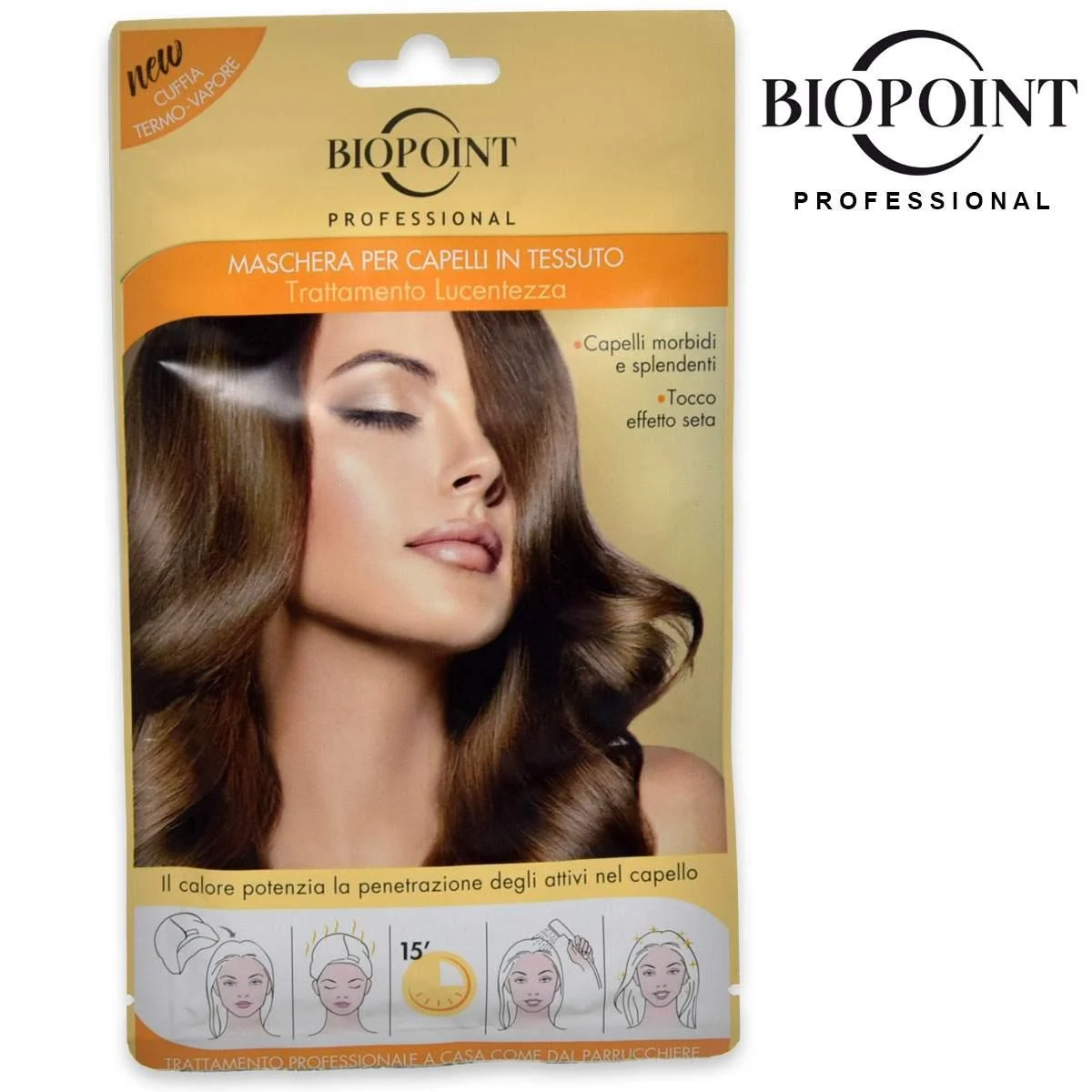 Biopoint mask in tessuto lucentezza 35 ml