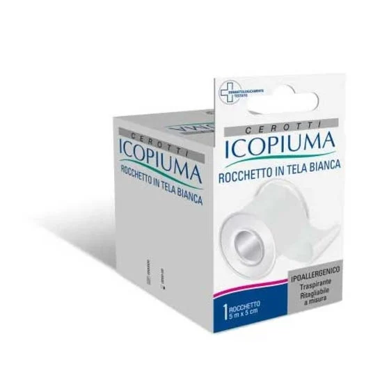Desa Pharma Icopiuma Cerotto Roccheto in Tela Bianco 5cmx5m